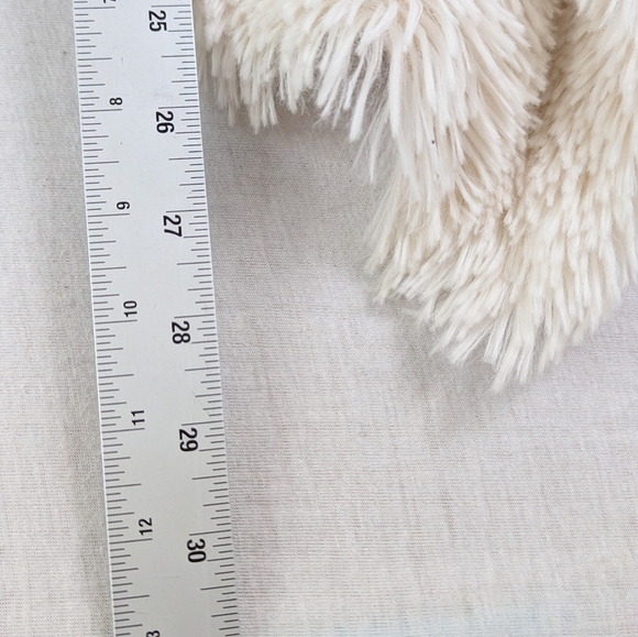 Faux Fleece Cream & Off White Reversible Vest Size M/L - Picture 5 of 12